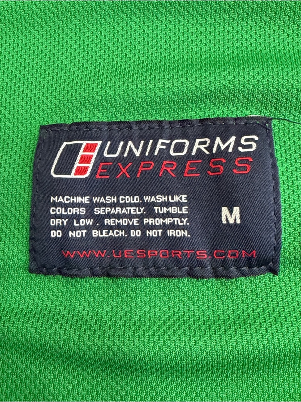 Uniforms Express Baseball Jersey Uni Miami Hurricanes Size M Green Orange #47 - Picture 6 of 13